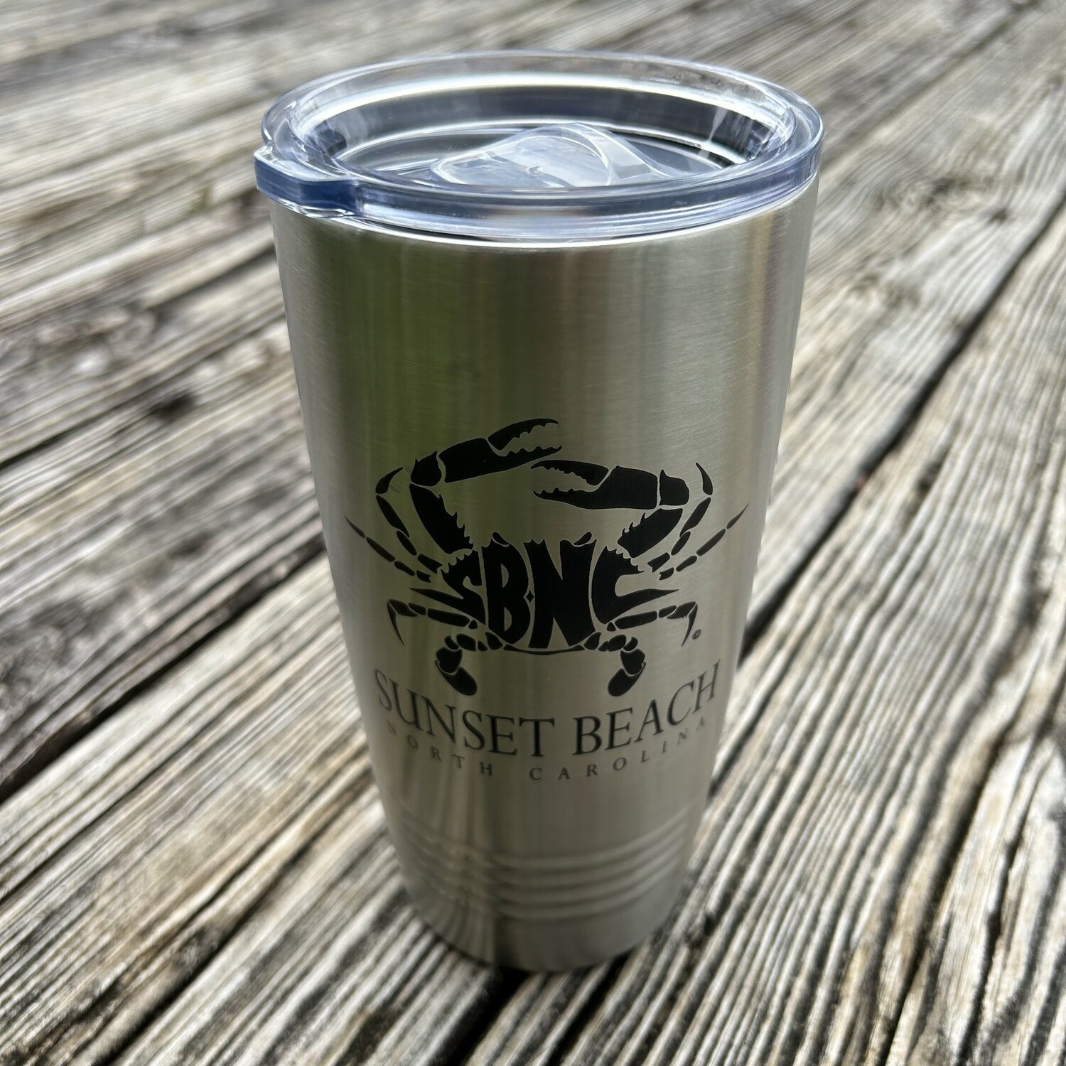 SBNC CRAB CLASSIC 20oz TUMBLER STAINLESS STEEL