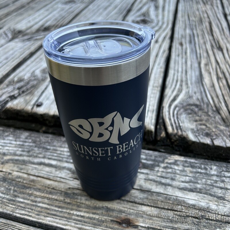 SBNC FISH CLASSIC 20oz TUMBLER NAVY
