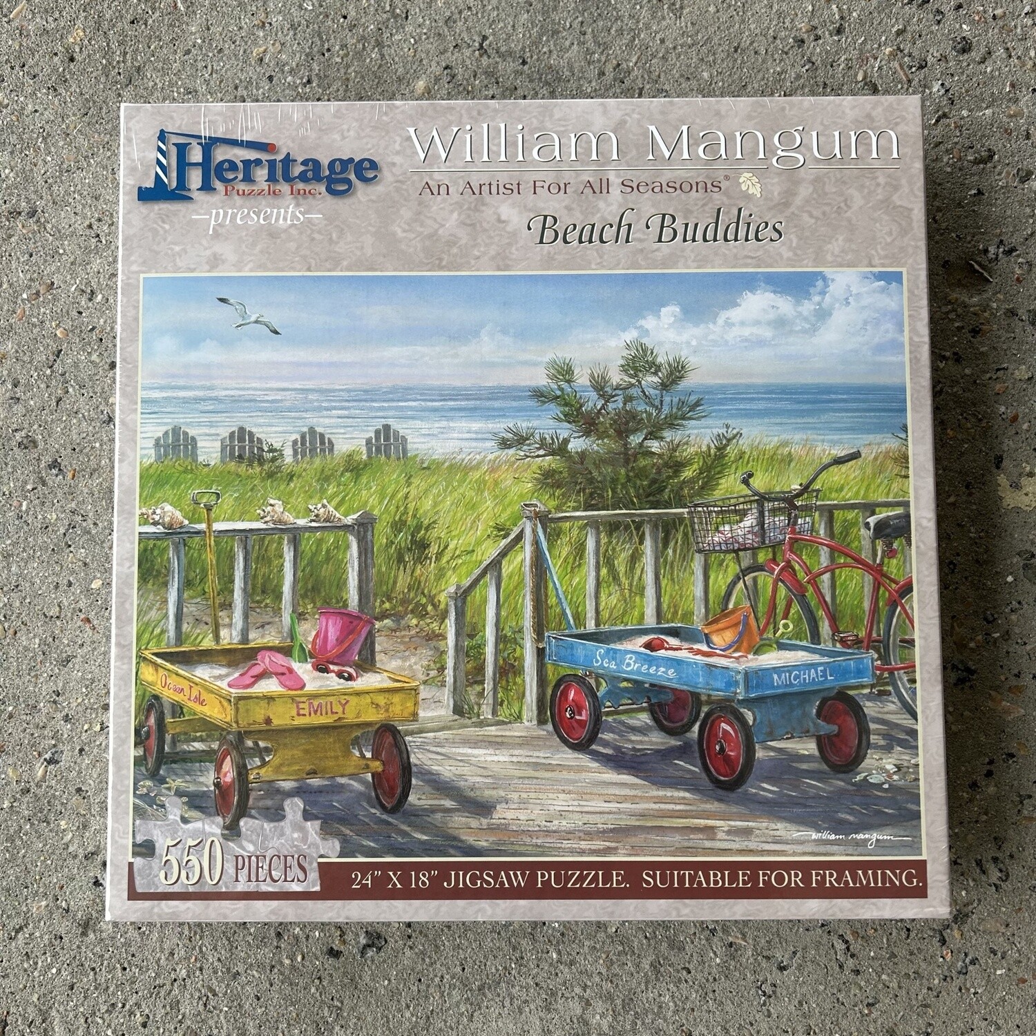 BEACH BUDDIES PUZZLE 550PCS