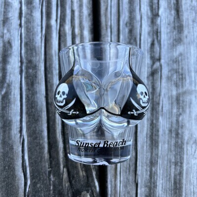 PIRATE BIKINI BUST 3D SHOTGLASS