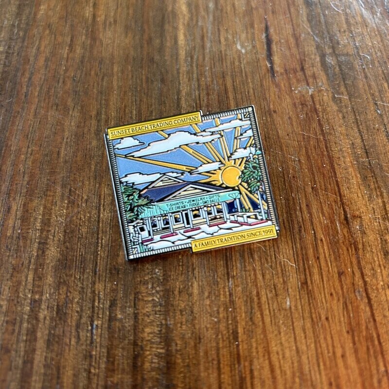SUNSET BEACH TRADING COMPANY LAPEL PIN
