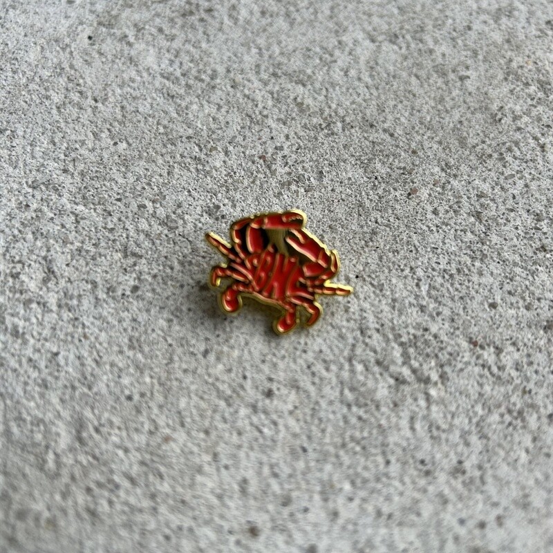 SBNC CRAB LAPEL PIN