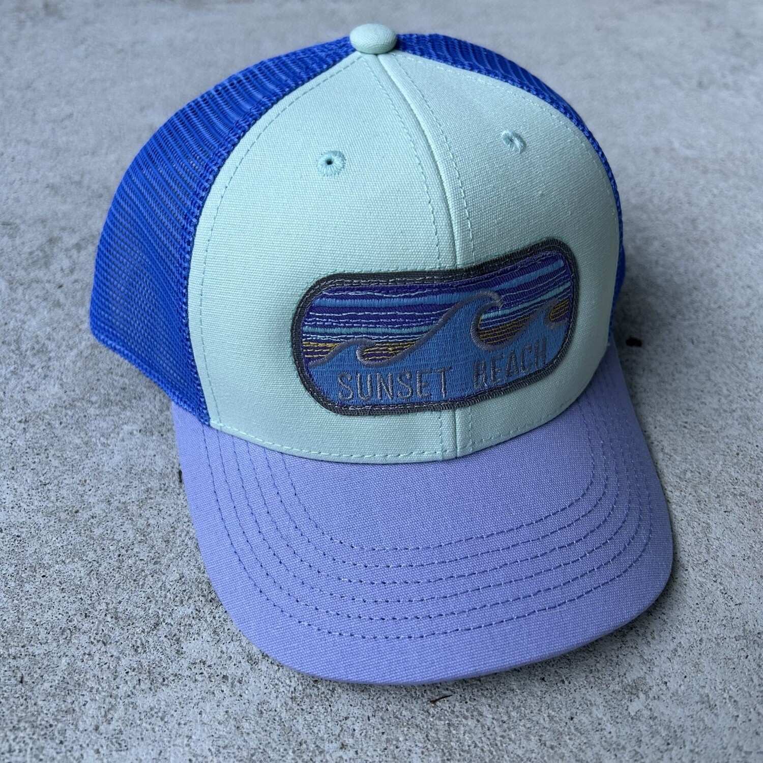 THE WAVE MPSY TRUCKER CAP IRIS-LILAC-LTBLUE