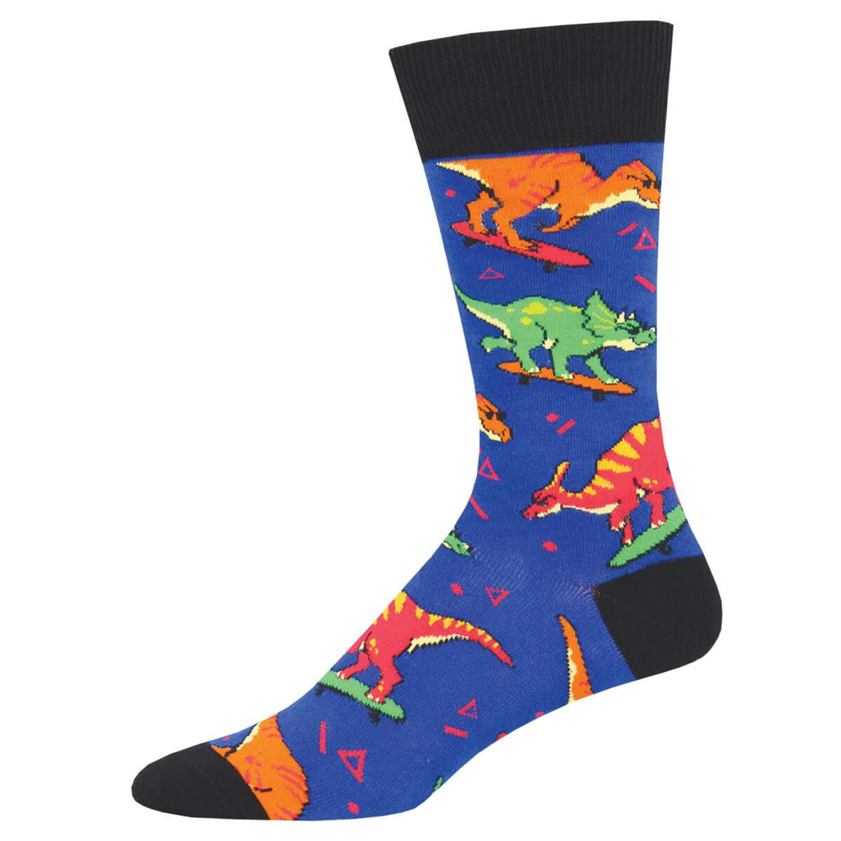 SKATE OR DINOSAUR MENS SOCK BLUE