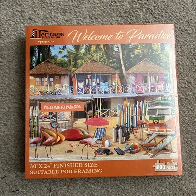 WELCOME TO PARADISE PUZZLE 1,000PCS