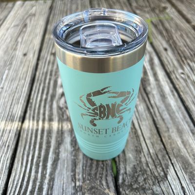 SBNC CRAB CLASSIC 20oz TUMBLER TEAL