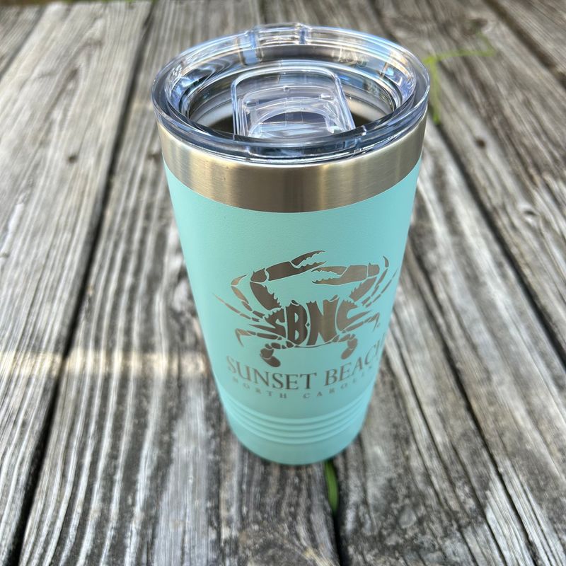 SBNC CRAB CLASSIC 20oz TUMBLER TEAL