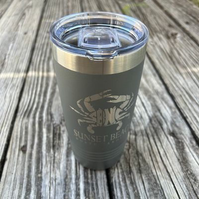 SBNC CRAB CLASSIC 20oz TUMBLER GRAY