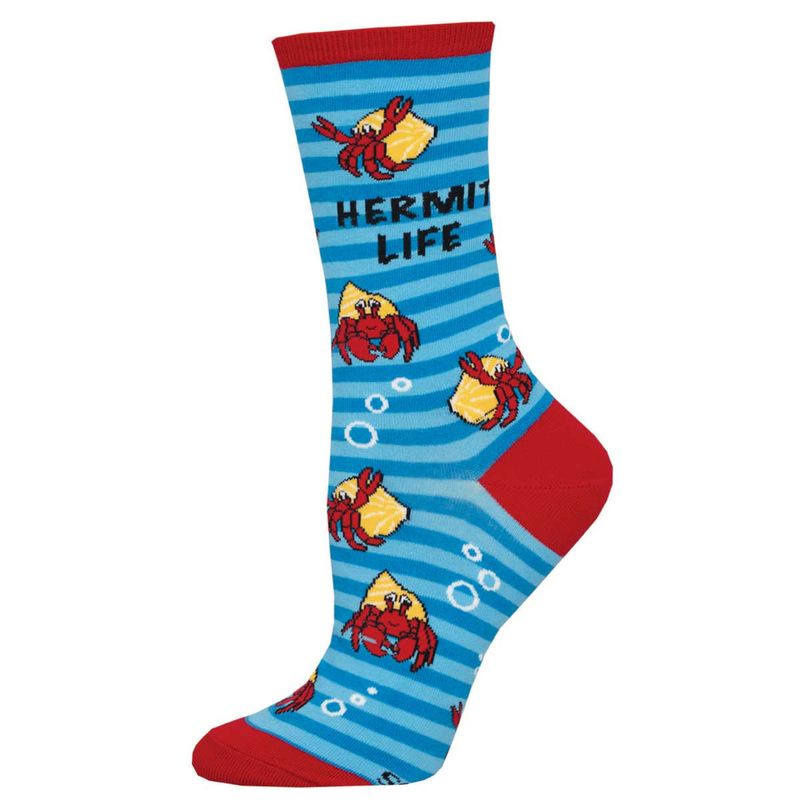 HERMIT LIFE WOMENS SOCK BLUE