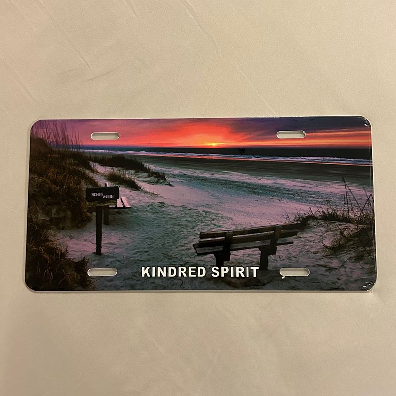 KINDRED SPIRIT BRACEY LICENSE PLATE
