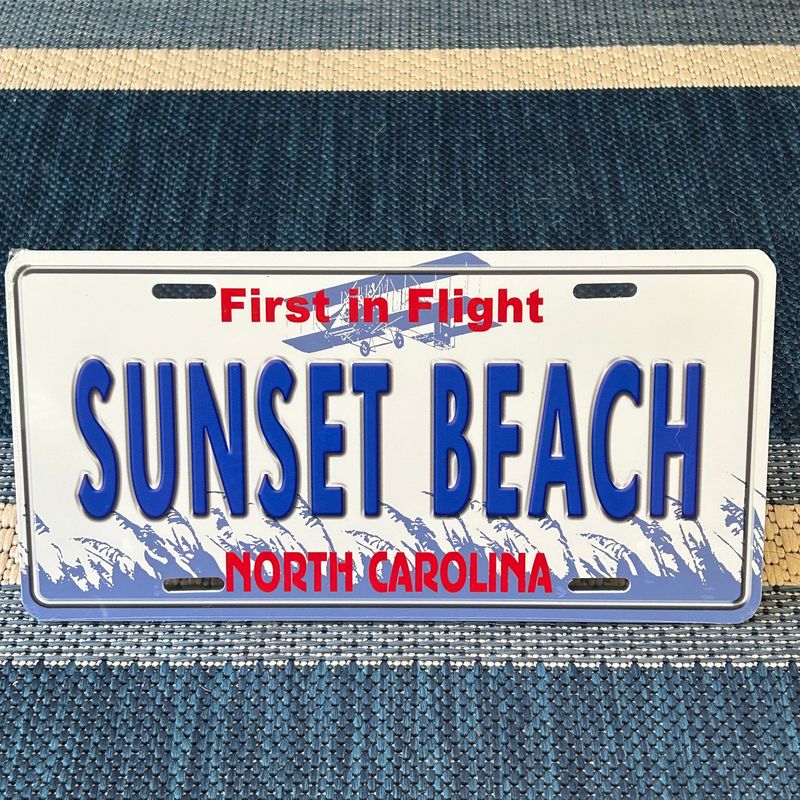 FIRST IN FLIGHT LICENSE PLATE