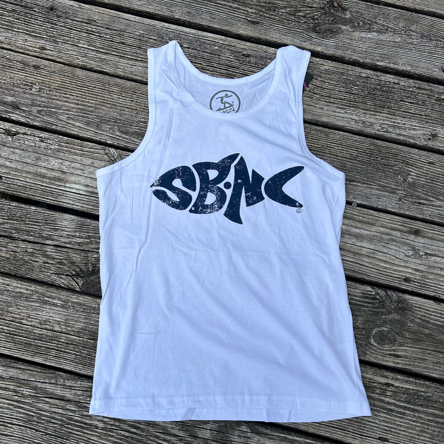 SBNC FISH FRONT PRINT TANK TOP