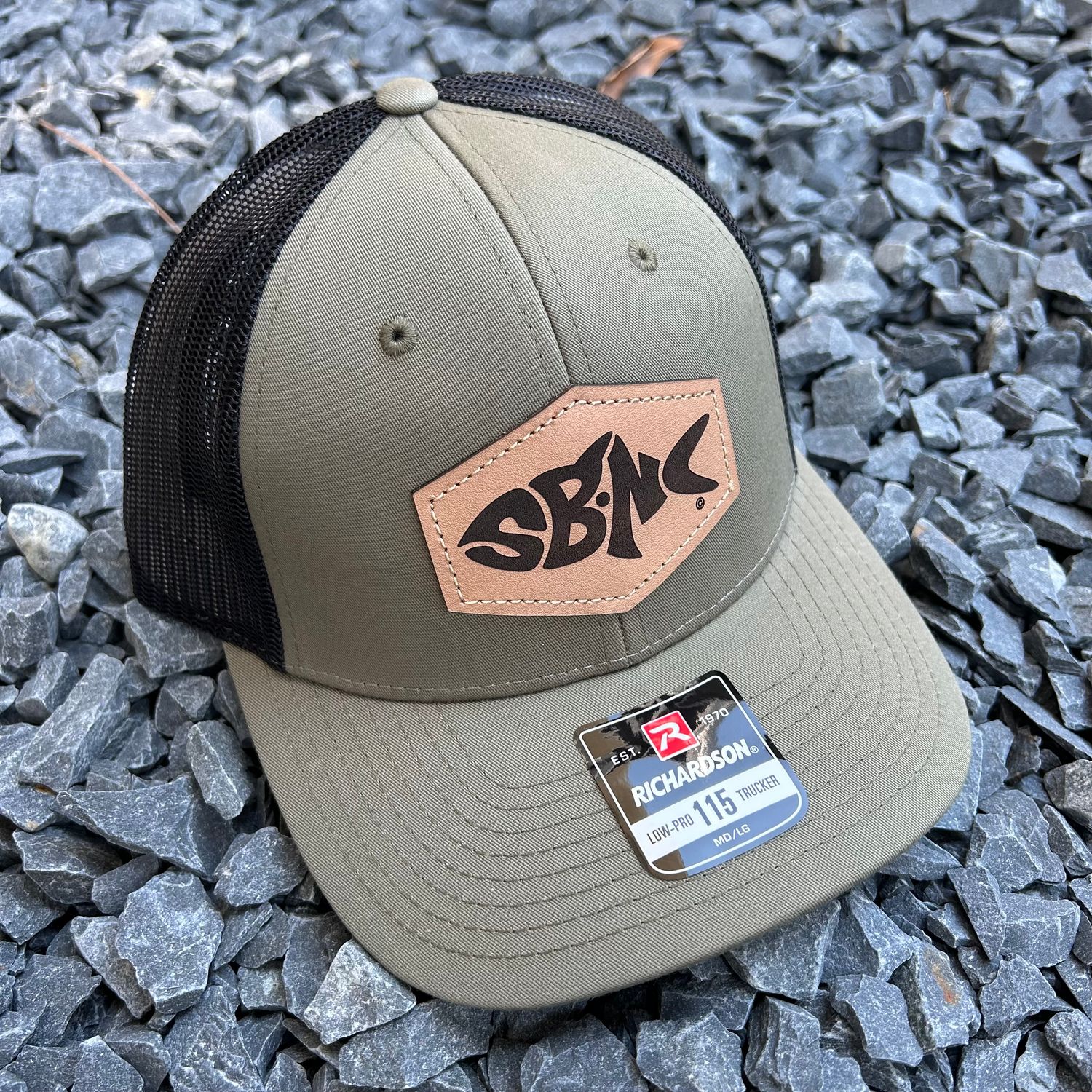 SBNC FISH HEX PATCH CAP LODEN/BLACK 115