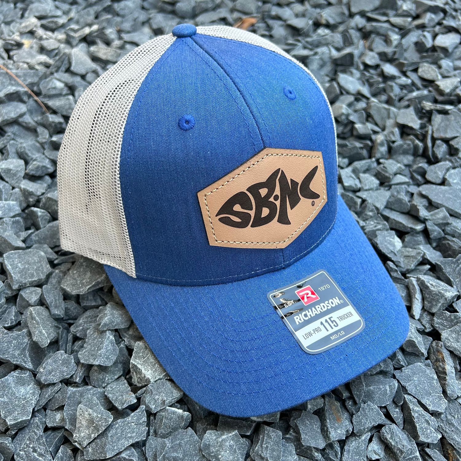 SBNC FISH HEX PATCH CAP HTHROYAL/LTGRAY 115