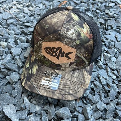 SBNC FISH HEX PATCH CAP MOSSY OAK COUNTRY DNA CAMO/BLK 112
