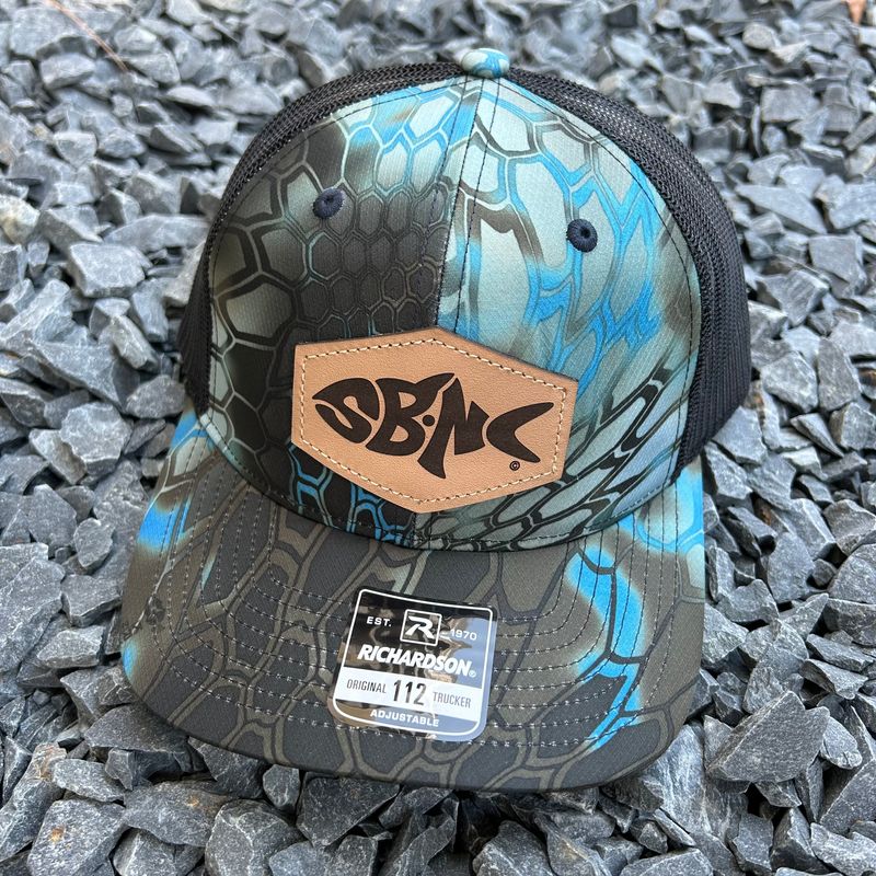 SBNC FISH HEX PATCH CAP KRYPTEK NEPTUNE/BLACK 112