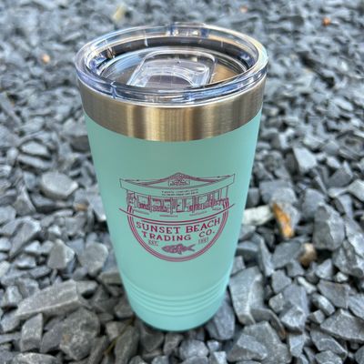 TRADING COMPANY SKETCH 20oz TUMBLER TEAL