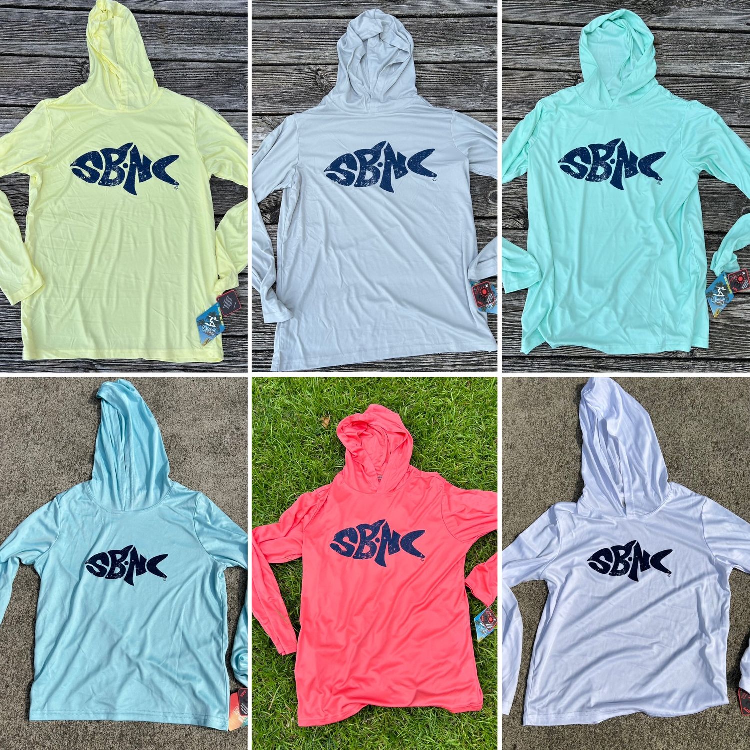 SBNC FISH FRONT PRINT HOODIE UPF