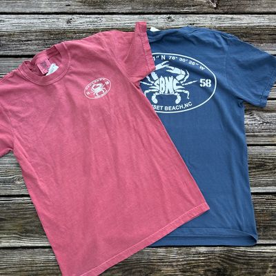 SBNC CRAB LATLONG OVAL CC TEE