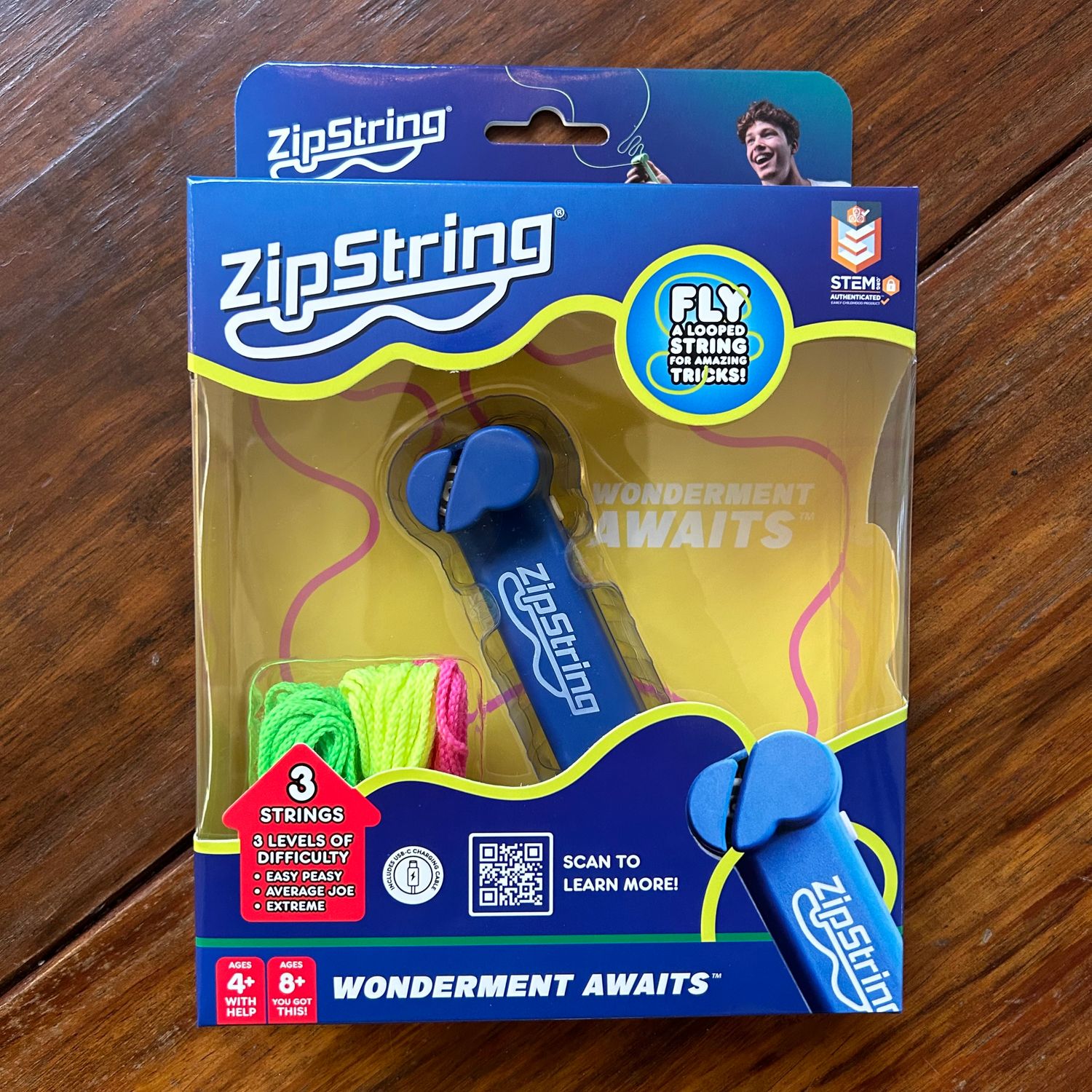 ZIP STRING (BODACIOUS BLUE)
