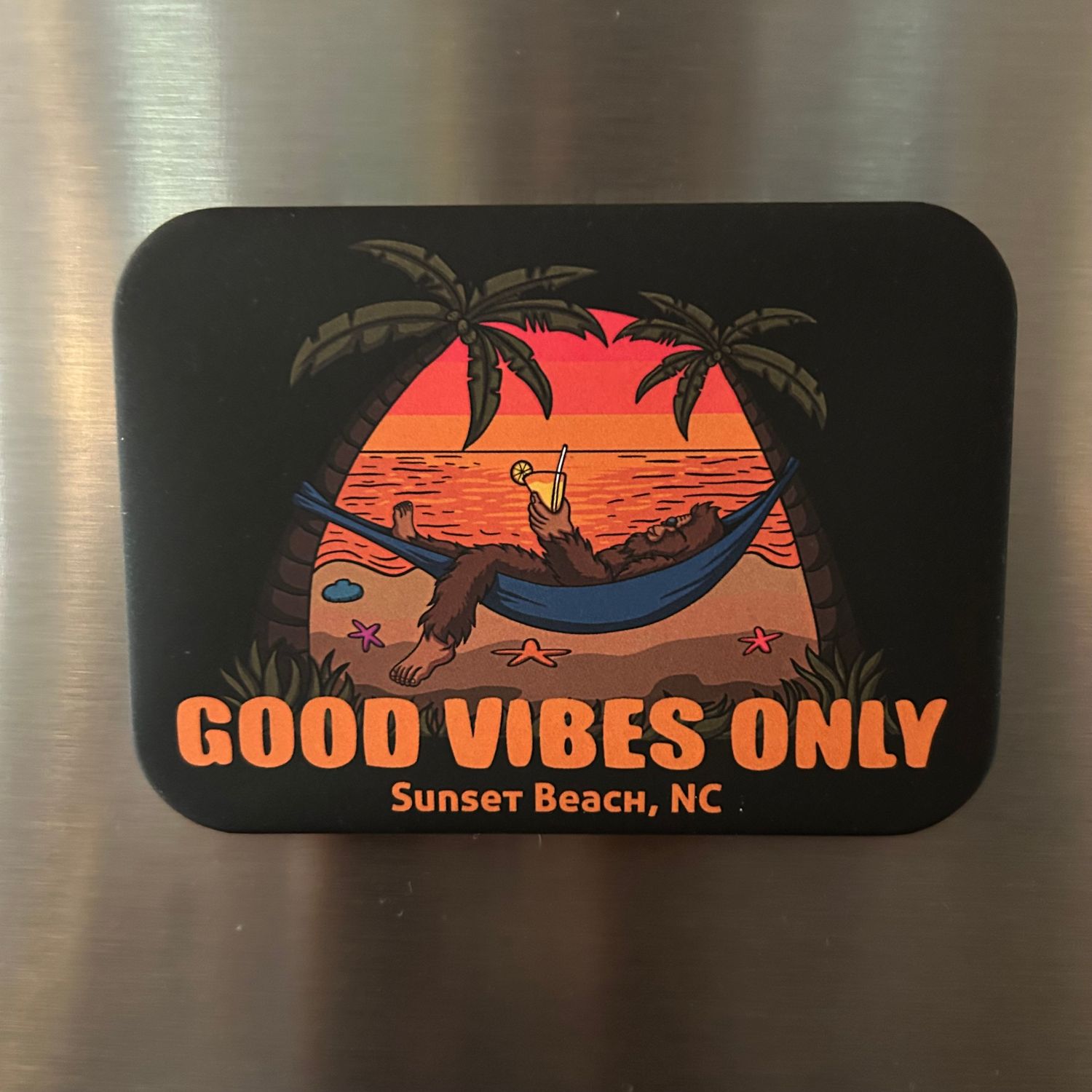 GOOD VIBES BIGFOOT MAGNET