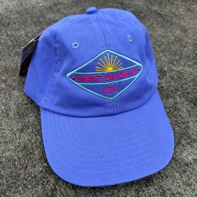 SUNRISE DIAMOND VELCRO CAP (IRIS)
