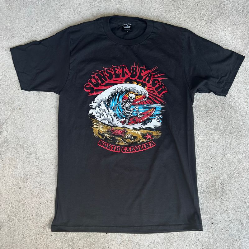 BREAKING BAD SURF SKELETON TEE
