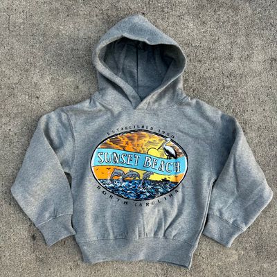 SURVIVING SUNSET BEACH KIDS PO HOODIE