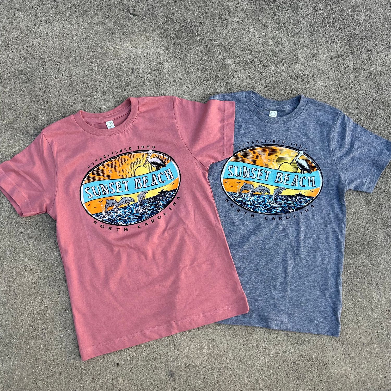 SURVIVING SUNSET BEACH KIDS TEE
