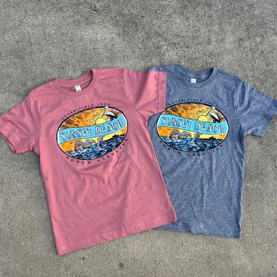 SURVIVING SUNSET BEACH KIDS TEE