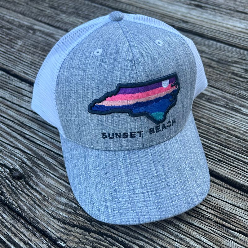NORTH CAROLINA HORIZONS MPSY TRUCKER CAP (LTBLUE MELANGE/WHITE)