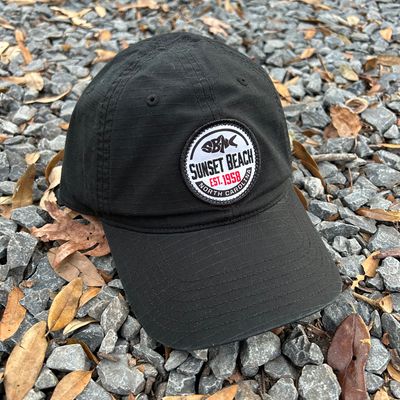 SBNC FISH TACTICAL RIPSTOP CAP (BLACK)