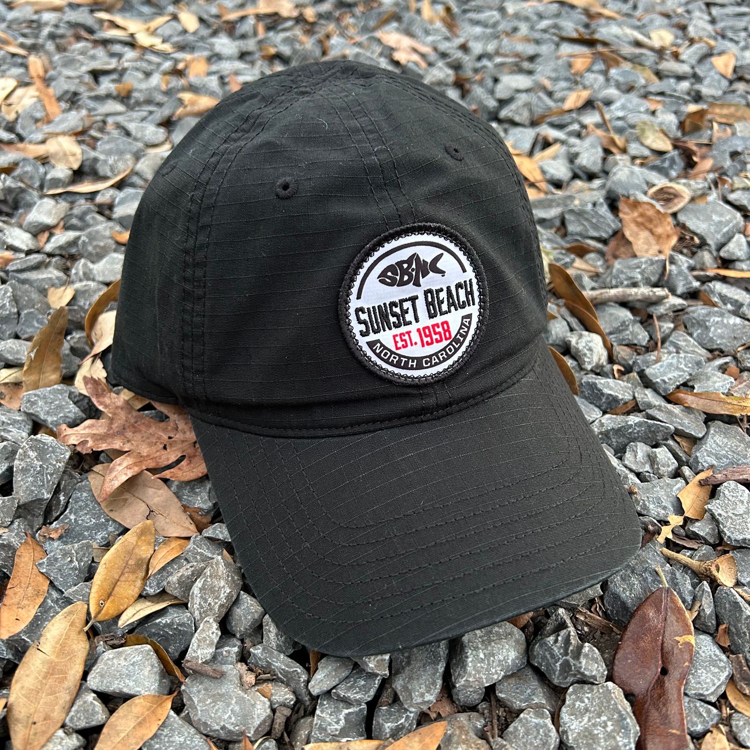 SBNC FISH TACTICAL RIPSTOP CAP (BLACK)