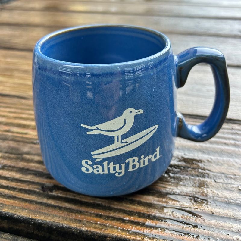 SALTY BIRD SURRY MUG (ANT. BLUE)