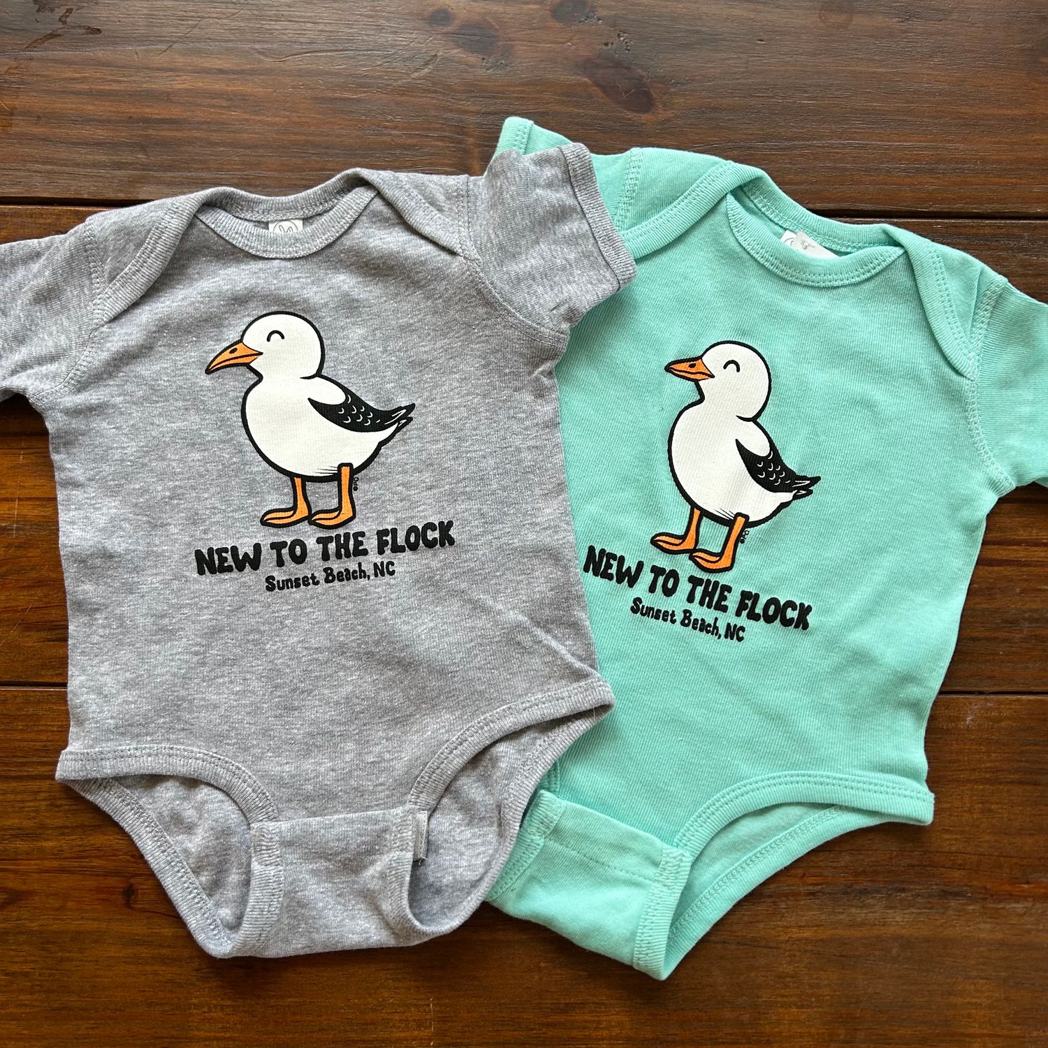 NEW FLOCK SEAGULL ONESIE