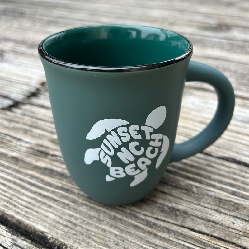JUSTIN&#39;S TURTLE SALEM MUG (FOREST GREEN)