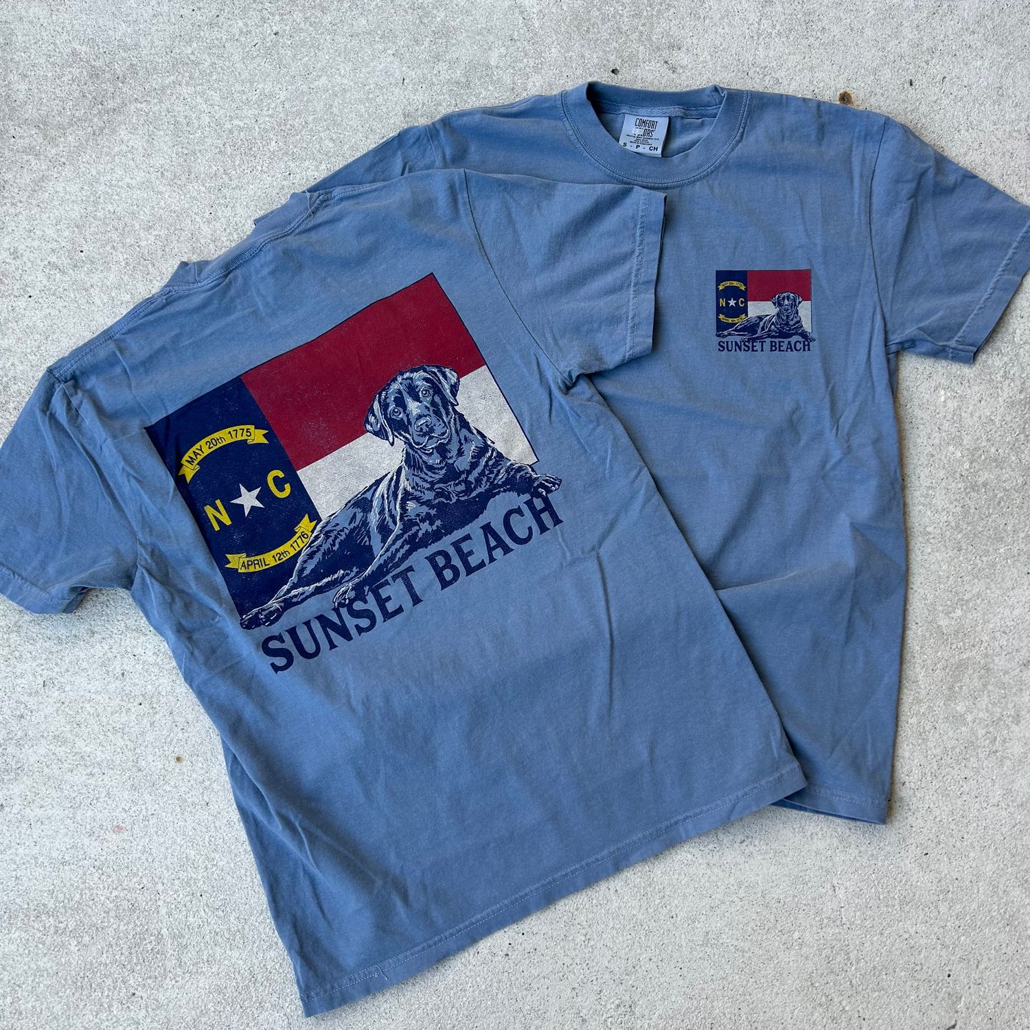 NC FLAG BLACK LAB TEE