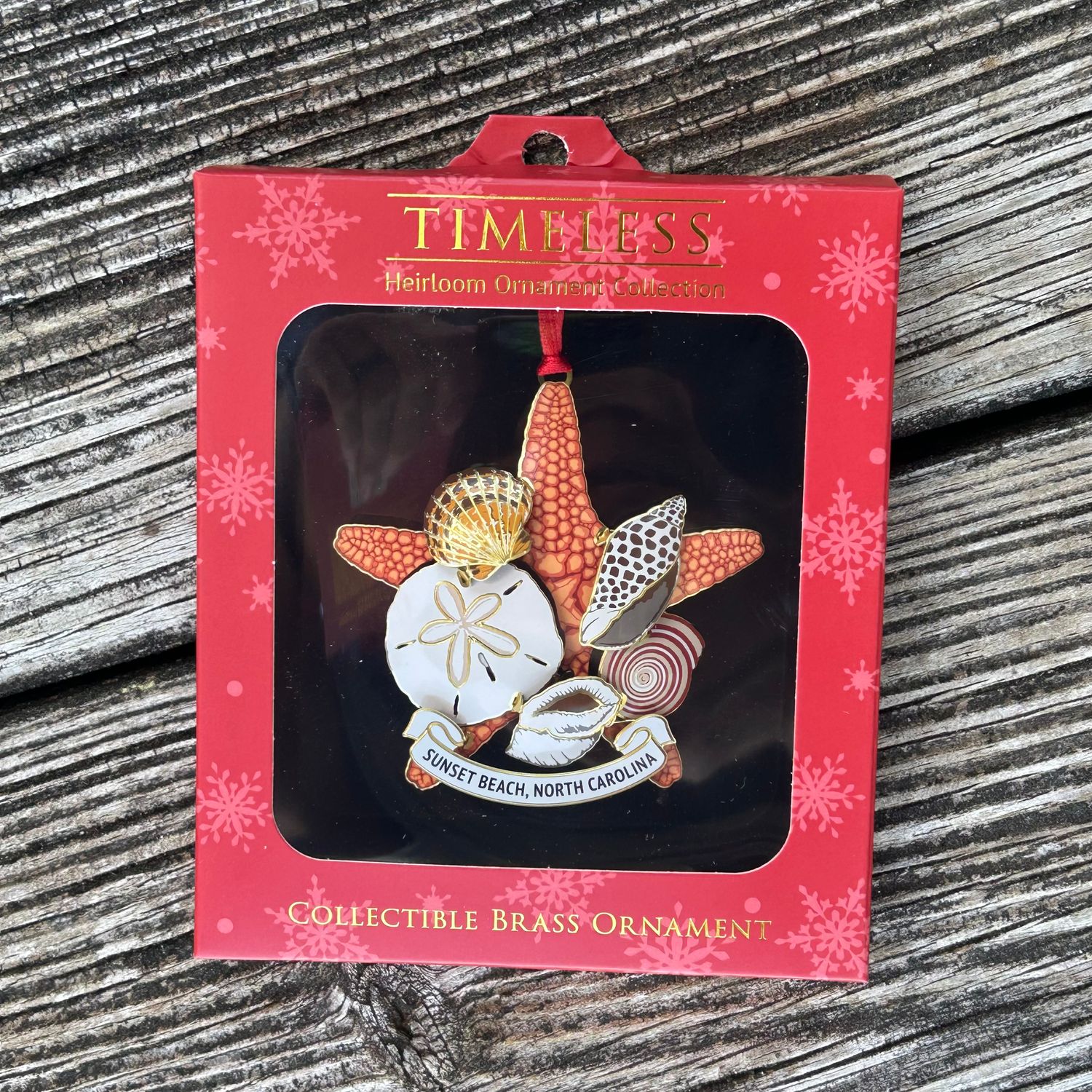 SEASHELL COLLECTION METAL LAYERS ORNAMENT