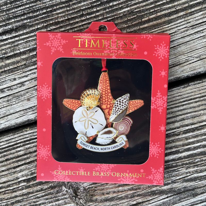 SEASHELL COLLECTION METAL LAYERS ORNAMENT