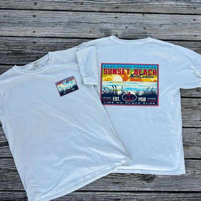 COLORFUL STANDTALL BEACH ANCHOR TEE