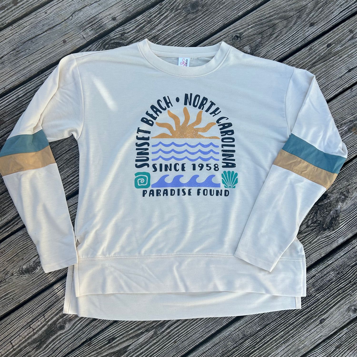 OHANA SUN WAVE FRENCH TERRY LS