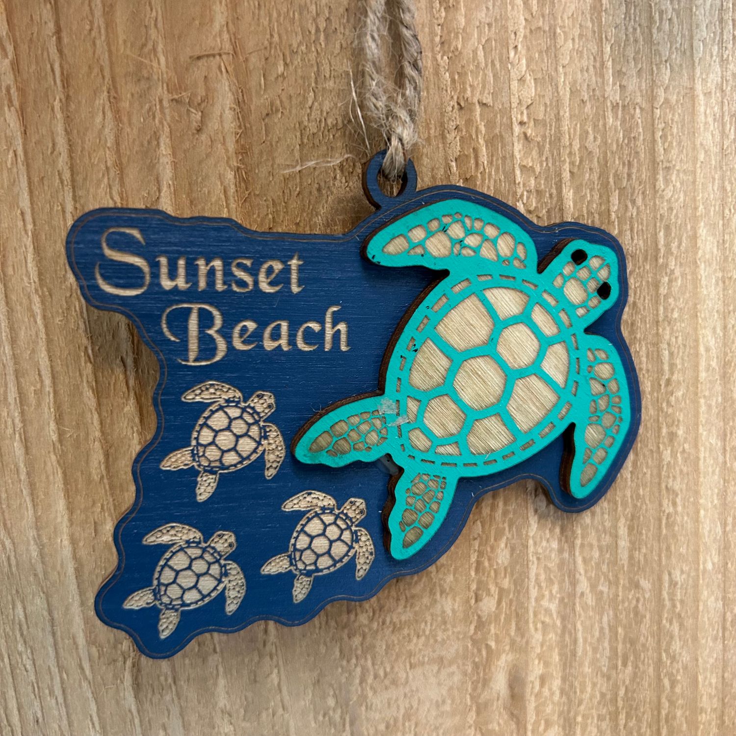 TURTLE FAMILY ORNAMENT (BATTLESHIP)