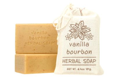 CLOTH SACK VANILLA BOURBAN SOAP