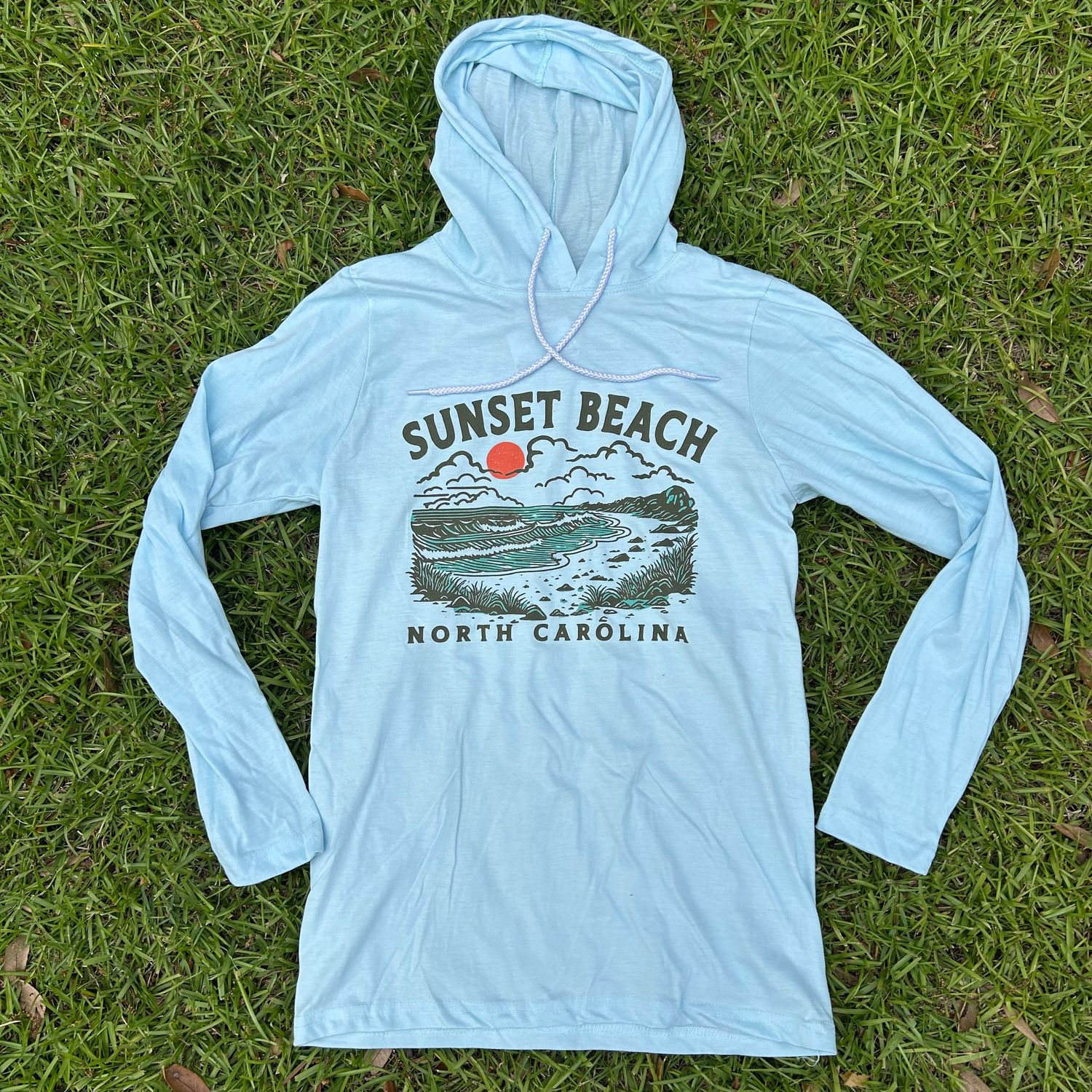 CALM DOWN SHORELINE HOODED LS