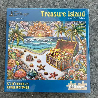 TREASURE ISLAND PUZZLE 550PCS