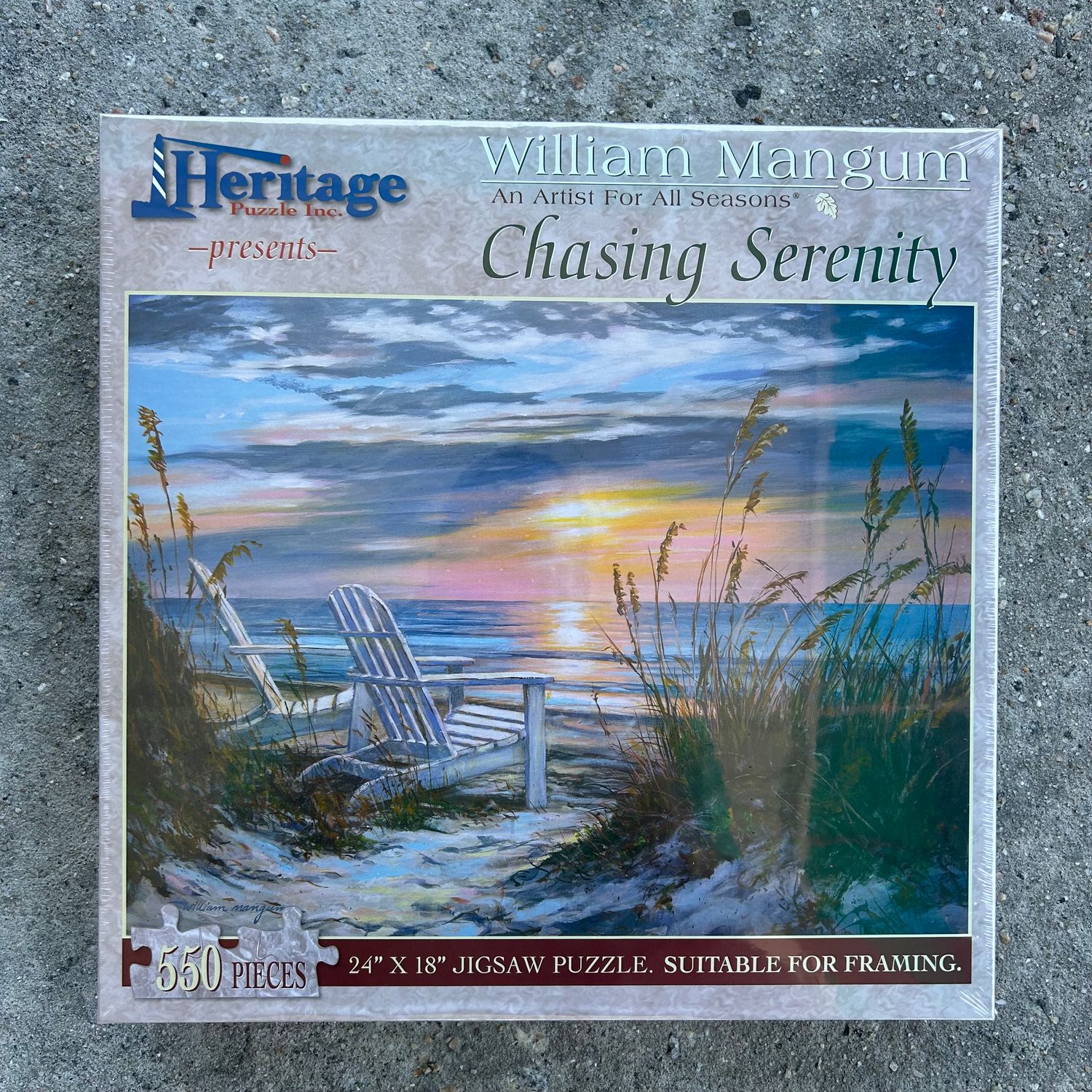 CHASING SERENITY PUZZLE 550PCS