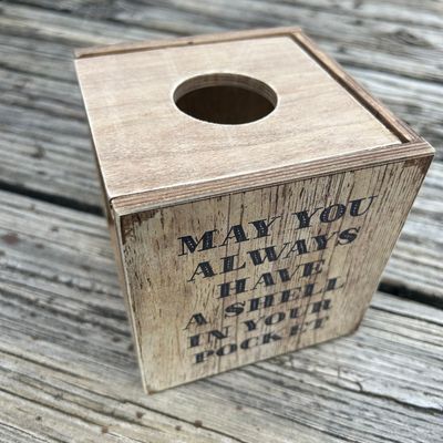 SQUARE SHELL BOX HAVE A SHELL