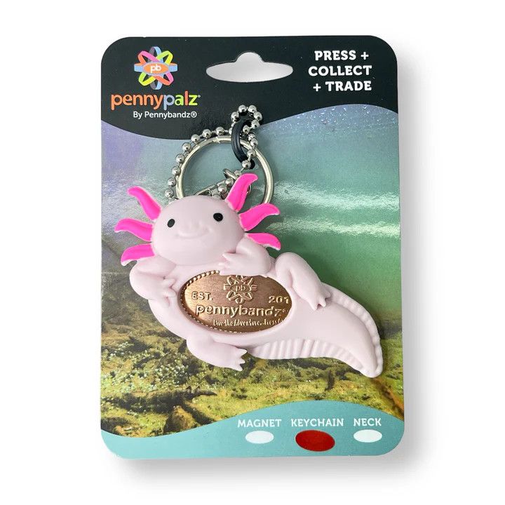 PENNYPALZ KEYCHAIN (AXOLOTL)