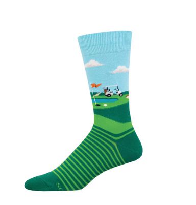 FORE PUTT MENS SOCK GREEN