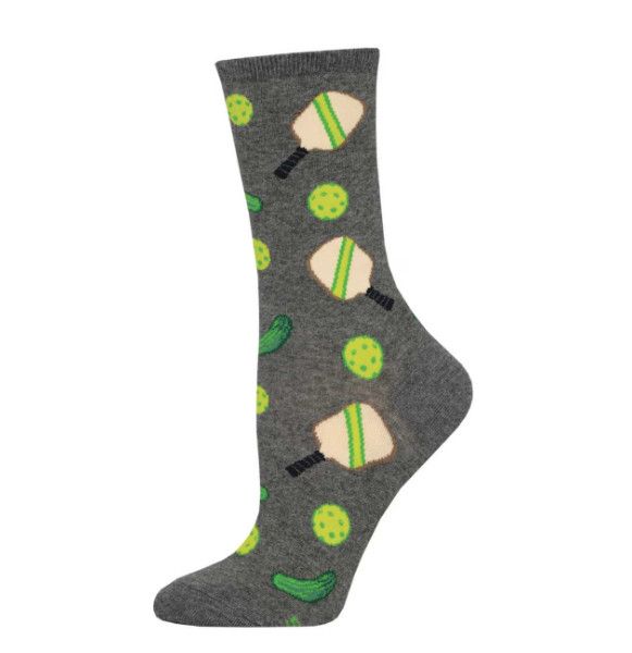 PICKLEBALL HTH GRAY WOMENS SOCK